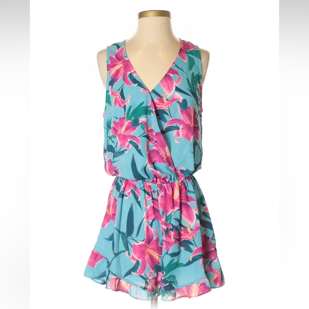 Show Me Your MuMu Riri Sea Lilies Romper EUC - Picture 2 of 12